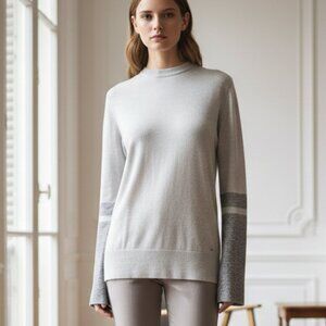 Diesel Women's Gray Wool/Alpaca/Acrylic Blend Sweater Size Medium